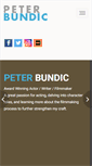 Mobile Screenshot of peterbundic.com