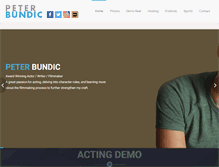Tablet Screenshot of peterbundic.com